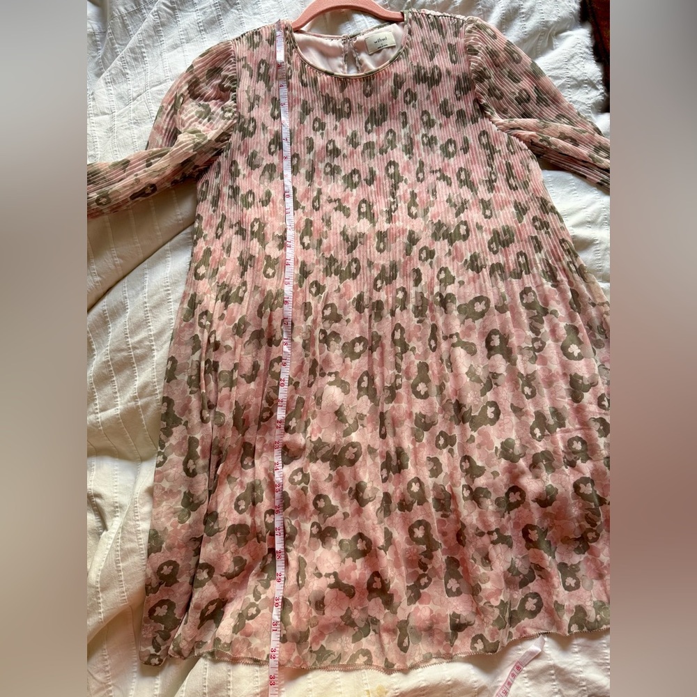Aritzia Wilfred Daydreamer mini dress in exclusive floral pink/green (small) - Picture 11 of 13